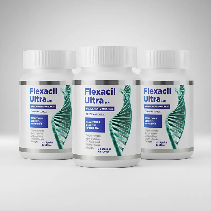 3 Unidades de Flexacil Original importado x 30 capsulas
