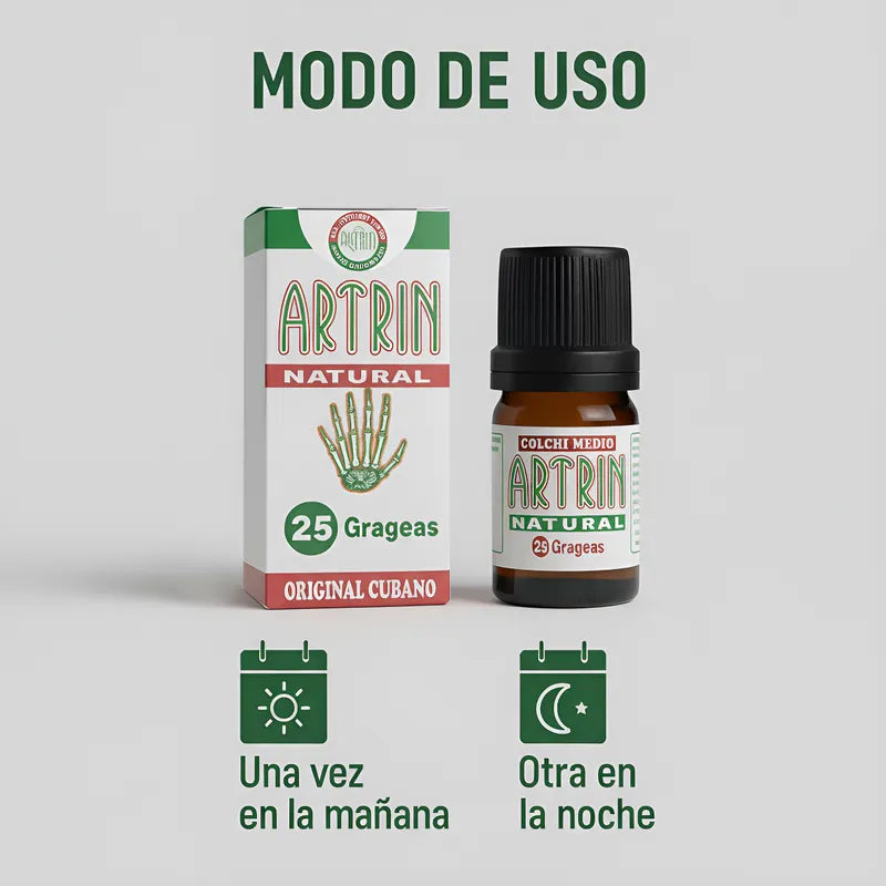 Artrin Natural Cubano x 25 comprimidos natural | 2 Unidades originales en grageas